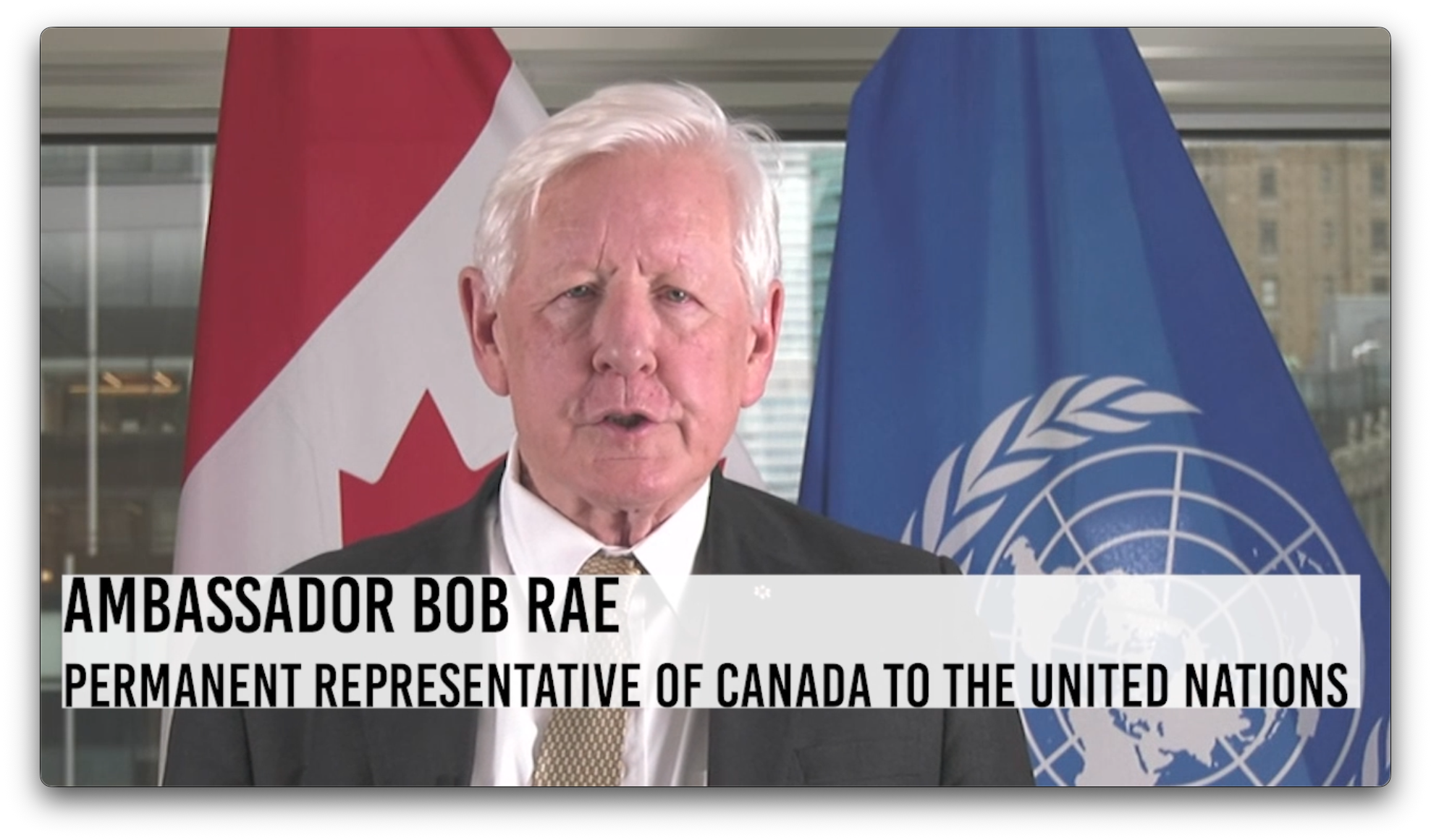 Mesaĝo de Ambasadoro Sinjoro Robert Rae